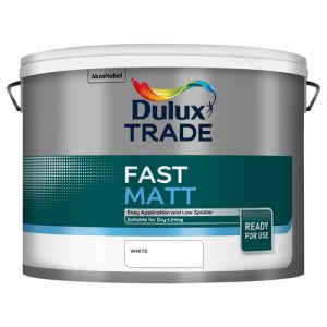 Dulux Trade Fast Matt White 10L