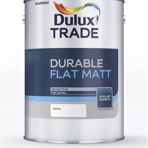 Dulux Trade Flat Matt White 5L