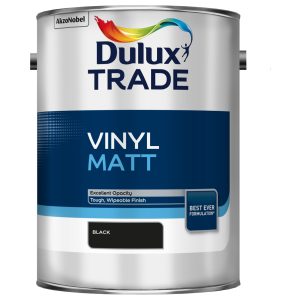 Dulux Trade Matt Black 5L