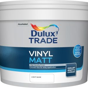 Dulux Trade Vinyl Matt Light Base 10L