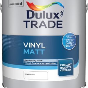 Dulux Trade Vinyl Matt Light Base 2.5L