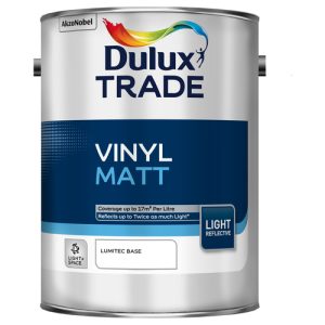 Dulux Trade Vinyl Matt White 5L