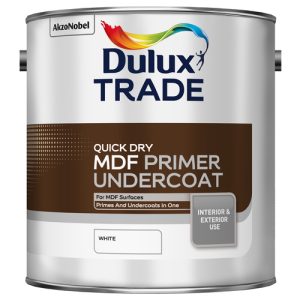 Dulux Trade Quick Dry Mdf Primer White 2.5L