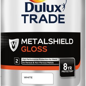 Dulux Trade Metalshield Gloss White 1L