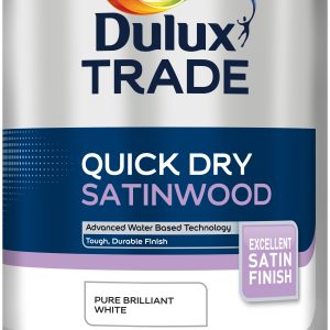 Dulux Trade Quick Dry Satinwood Pbw 1L