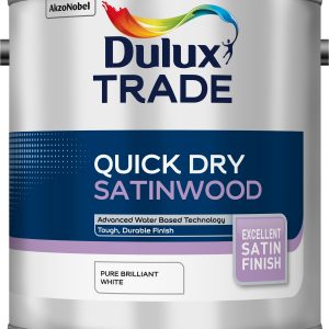 Dulux Trade Quick Dry Satinwood Pbw 2.5L