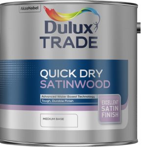 Dulux Trade Quick Dry Satinwood Medium Colour 2.5L