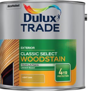 Dulux Trade WeatherShield Classic Woodstain Light Oak 2.5L