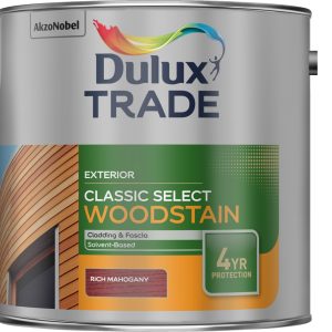Dulux Trade WeatherShield Classic Woodstain Rich Mahogany 2.5L