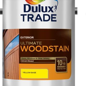Dulux Trade WeatherShield Ultimate Woodstain Yellow 5L