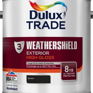 Dulux Trade Weathershield Gloss Black 2.5L