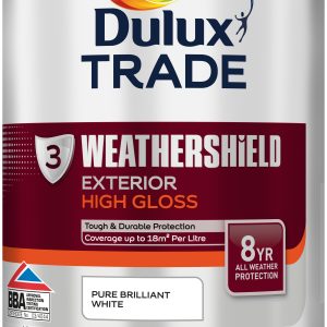Dulux Trade Weathershield Gloss White 1L