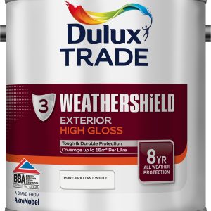 Dulux Trade Weathershield Gloss White 2.5L