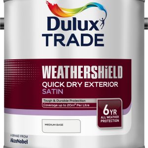 Dulux Trade Weathershield Quick Dry Satin Medium 2.5
