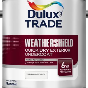 Dulux Trade Weathershield Quick Dry Undercoat White 2.5L