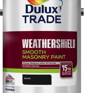 Dulux Trade Weathershield Smooth Black 5L