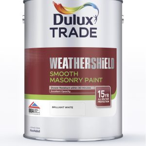 Dulux Trade Weathershield Smooth White 5L