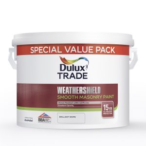 Dulux Trade Weathershield Smooth White 7.5L
