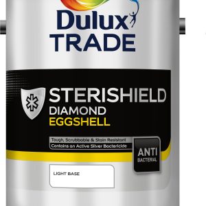 Dulux Trade Sterishield Diamond Eggshell Light Base 5L