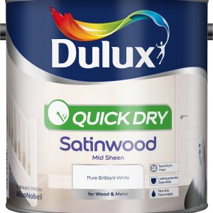 Dulux Retail Quick Dry Satinwood Pbw 2.5L