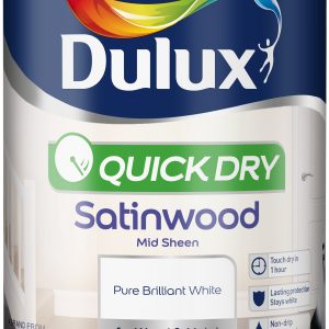 Dulux Retail Quick Dry Satinwood Pbw 750Ml