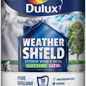 Dulux Retail WeatherShield Quick Dry Satin BW 750ML