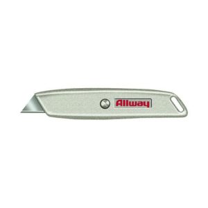 Allway Fixed Blade Utility Knife w/3 blades, carded (KF3)