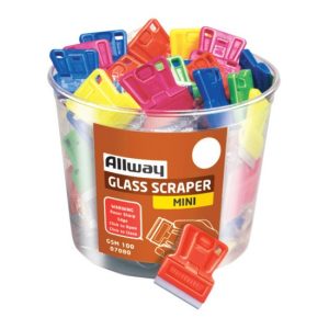 Allway Mini Glass Scraper - 100/bucket, QDS ONLY (GSM100)
