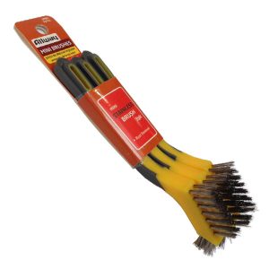 Allway Stainless Mini Brush, Soft Grip, 3 pack, carded (SMB3)