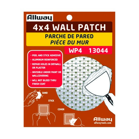 Allway Drywall Patch 4" x 4", carded (WP4)