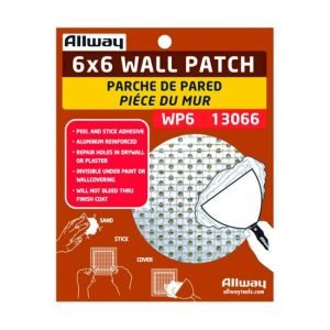 Allway Drywall Patch 6" x 6", carded (WP6)
