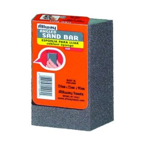 Allway Angled Sandbar - Med. Grit, carded (ASB-M)