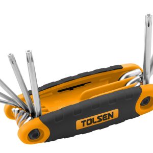 Tolsen 8Pcs Folding Torx Key Set