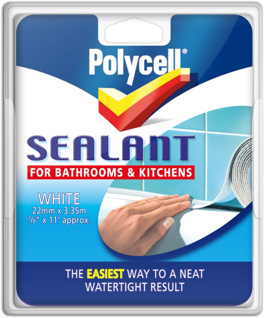 Polycell Sealant Strip Bathroom + Kitchen White 22Mm – QDS Direct