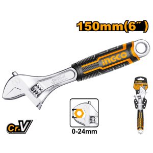 Ingco Industrial 150mm Adjustable wrench