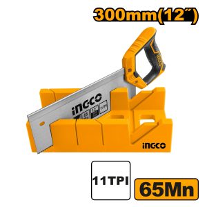 Ingco 12" Mitre box and back saw set