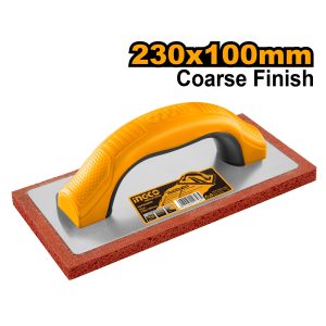 Ingco Industrial 230x100mm Fine rubber float Course Finish