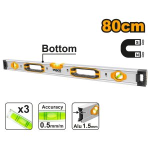 Ingco Industrial 80cm Spirit level With powerful magnets