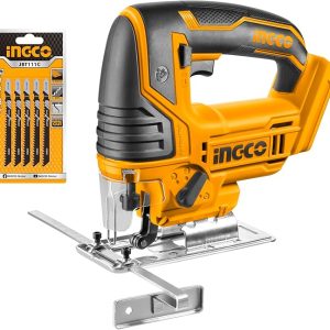 Ingco 20V Lithium-ion Jigsaw w/ 5pcs Saw Blades Body Only