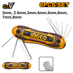 Ingco 8pcs Hex key