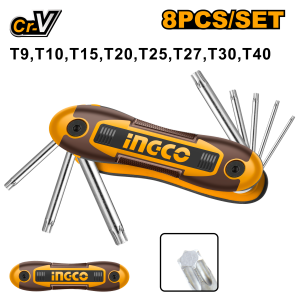 Ingco 8pcs Torx key