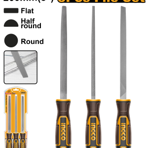 Ingco Industrial 3 Pcs steel file set