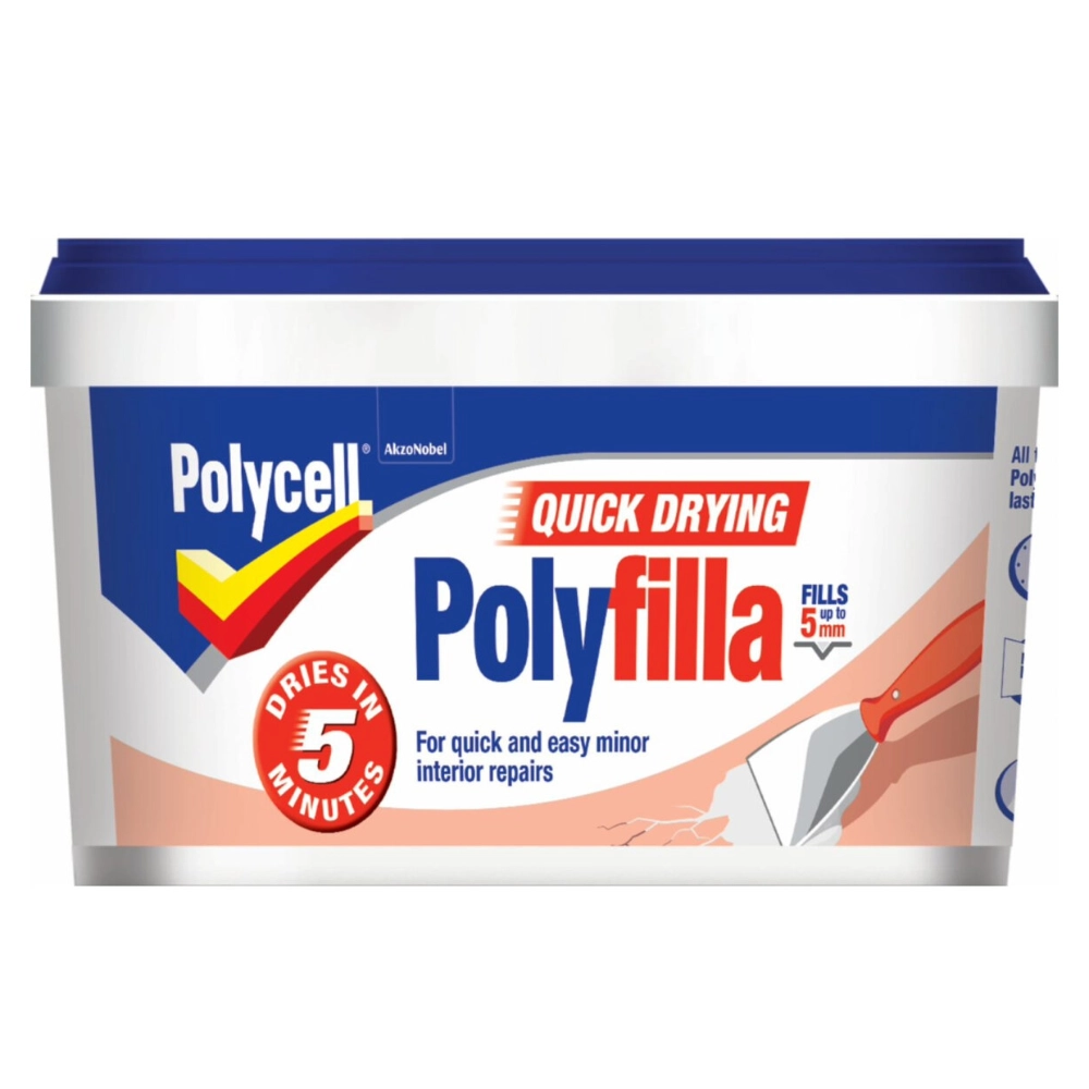 Polycell Quick Drying Tub 500G
