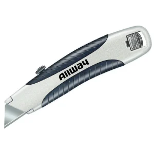 Allway Soft Grip Retractable Utility Knife w/3 blades (RSK)