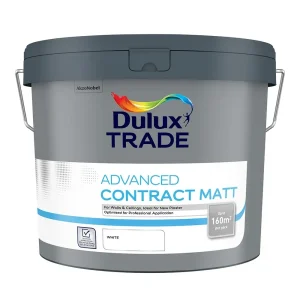 Dulux Trade Advanced Contract Matt B/W 7.5L